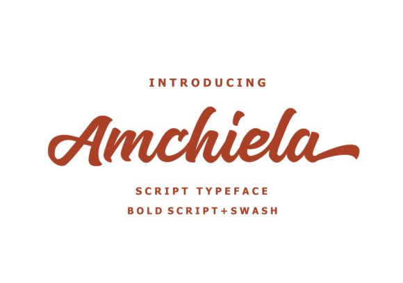 Amchiela: A Handwritten Font with Bold Authenticity