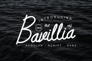 Bavillia Font: A Vintage Hand-Lettered Design for Modern Creativity