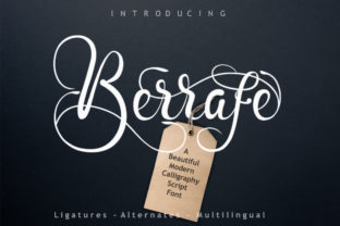Berrafe: A Modern Calligraphy Script Font for Creative Design
