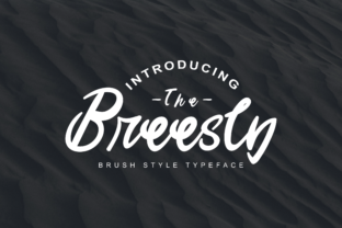 Breesly: A Handwritten Font for Artistic and Vintage Design