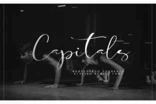 Capitals: A Handwritten Font That Elevates Design with Contemporary Charm