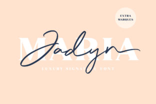 Jadyn Maria: A Handwritten Font with Elegance and Sophistication