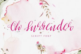 Oh Surrender: The Handwritten Script Font That's Capturing Creativity