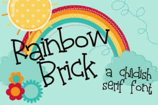 Rainbow Brick: A Unique Font Choice for Creative Projects