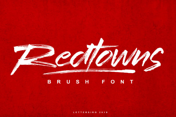Redtowns Font: A Brush-Pen Inspired Design for Modern Creativity