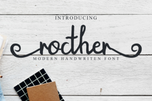 Rocther Script: A Brush of Elegance for Designers