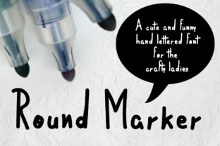 Round Marker: A Versatile Font for Creative Design