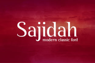 Sajidah: A Modern Classical Serif Font
