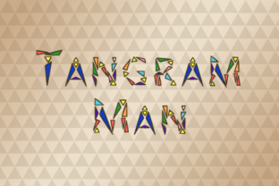 Tangram Man: A Unique Font for Creative Projects