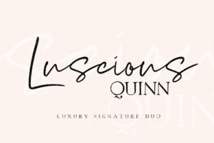 The Luscious Quinn Duo: A Versatile Font Pair for Creative Expression