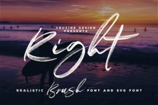 The Rise of Right: A Bold Font with Great Brushes for Modern Design